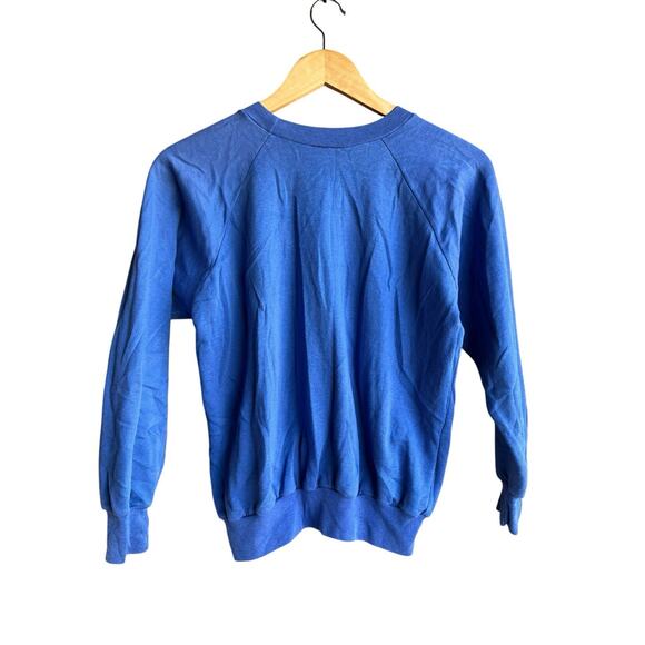 True Vintage 60s 70s All I want Humor Novelty Graphic Sweatshirt Crewneck light - Picture 7 of 8